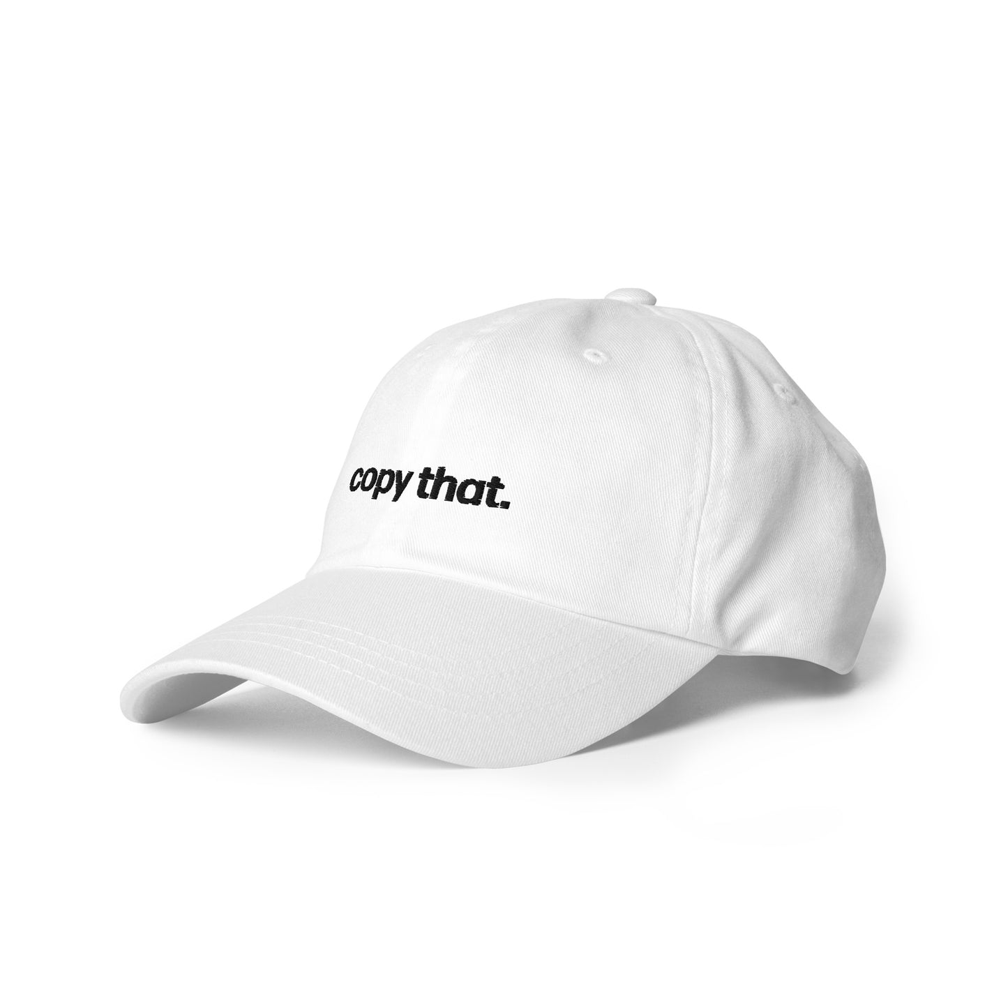 bien reçu. | casquette de papa