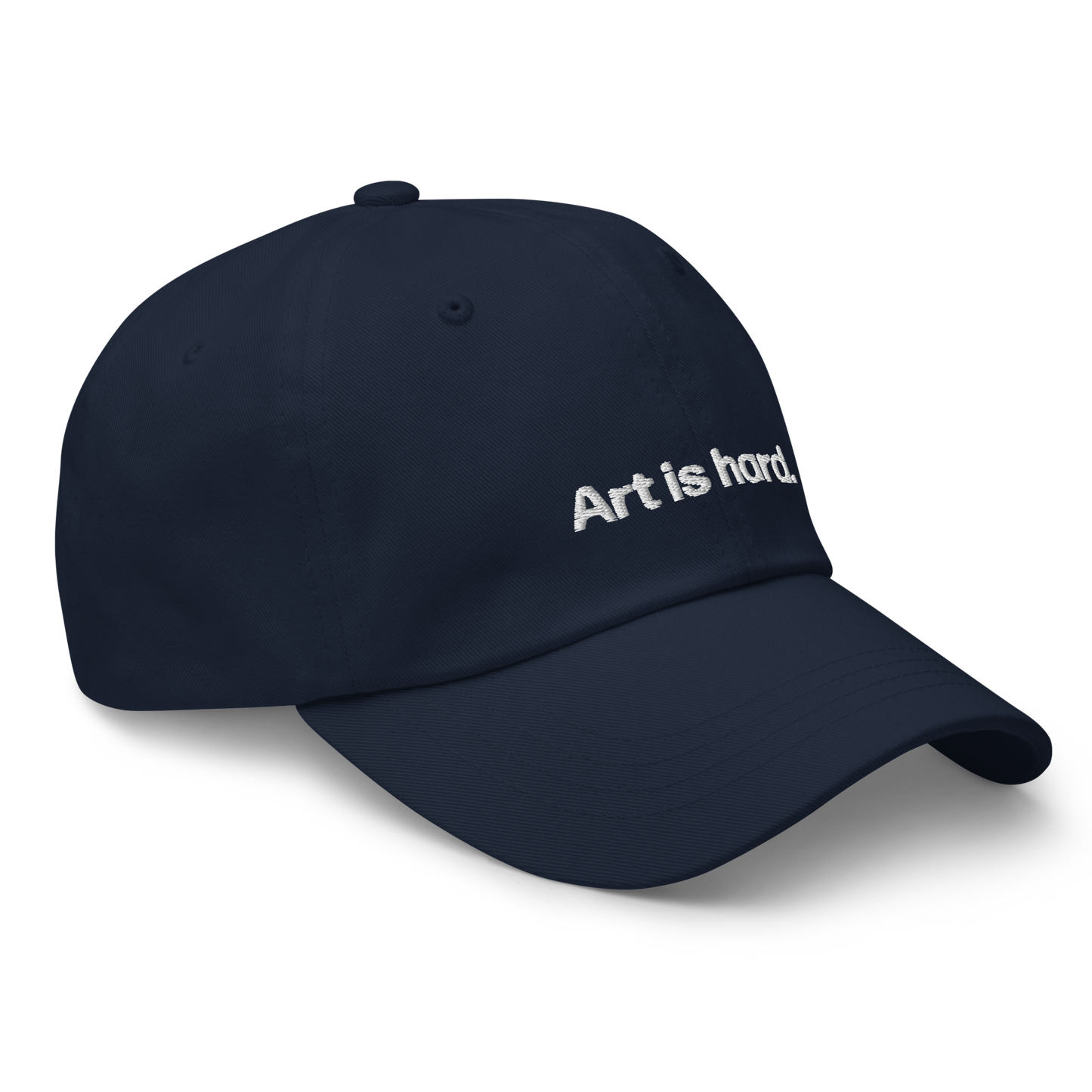 el arte es duro | gorra de papá